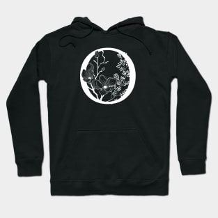 Letter O Monogram - Floral Initial Hoodie